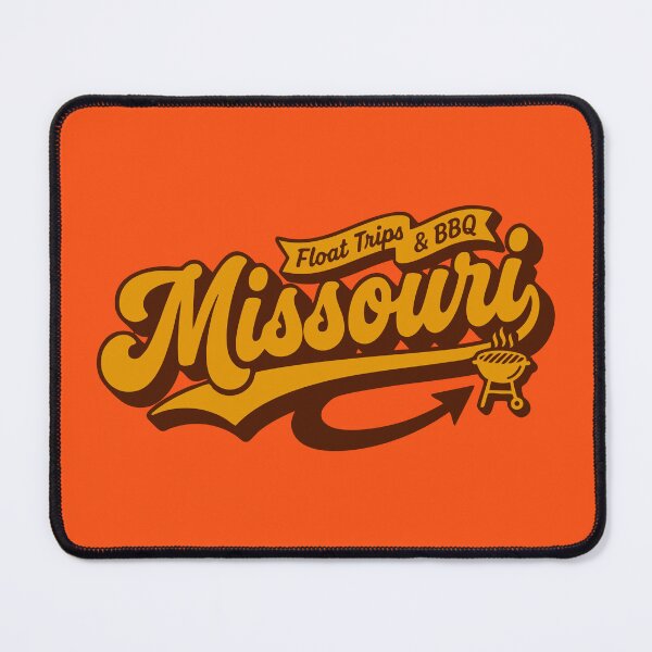 Item preview, Missouri Retro Script Float Trips and BBQ Vintage Aesthetic designed and sold by Cozy-Old-Pub.
