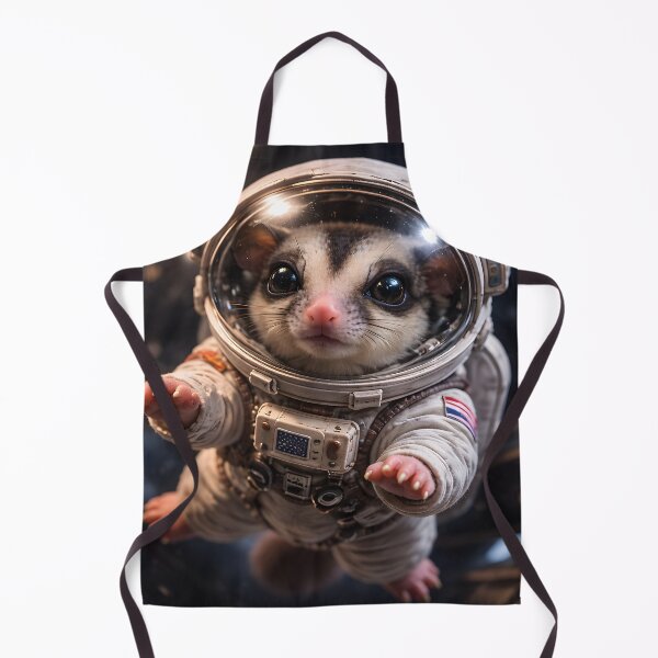 Item preview, Sugar Glider Astronaut — Cute Space Animal Art designed and sold by OneStepFromArt.