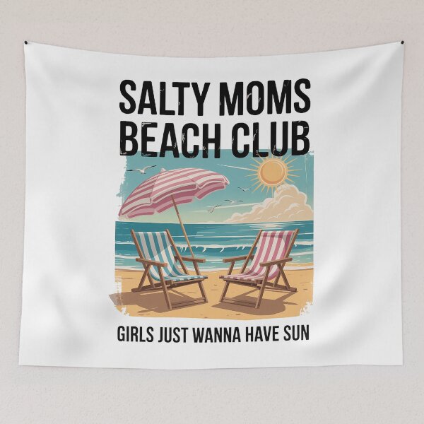 Item preview, Salty Moms Beach Club Girls Just Wanna Have Fun Summer designed and sold by Moon-Ape.