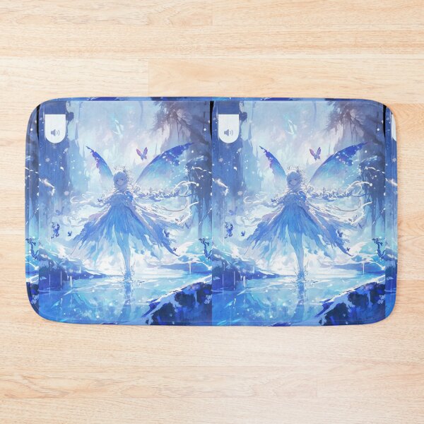 Item preview, Ethereal Ice Fairy – Dreamy Blue Winter Fantasy Aesthetic designed and sold by EchoWave11.