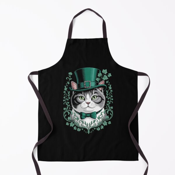 Item preview, St Patricks Day Cat in a Leprechaun Hat, Cat Lover Irish Cat designed and sold by VENOM0RIOT.