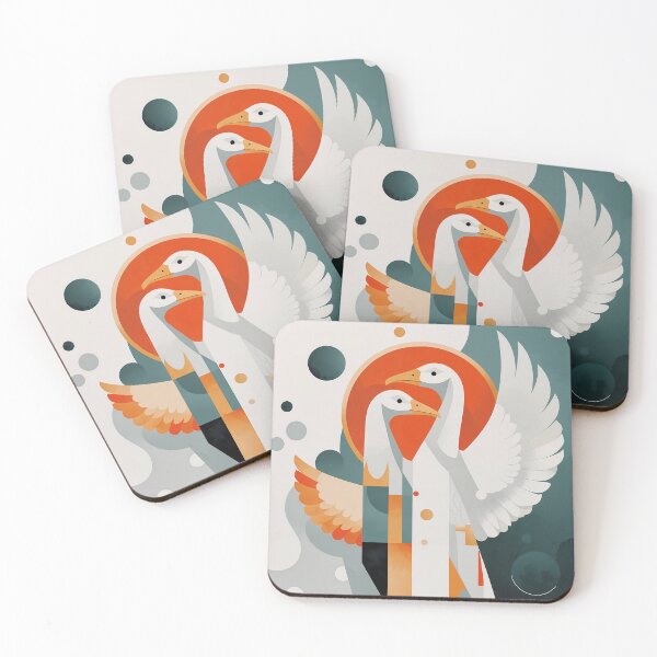 Item preview, abstracción geométrica de la danza del cisne designed and sold by LioTou.