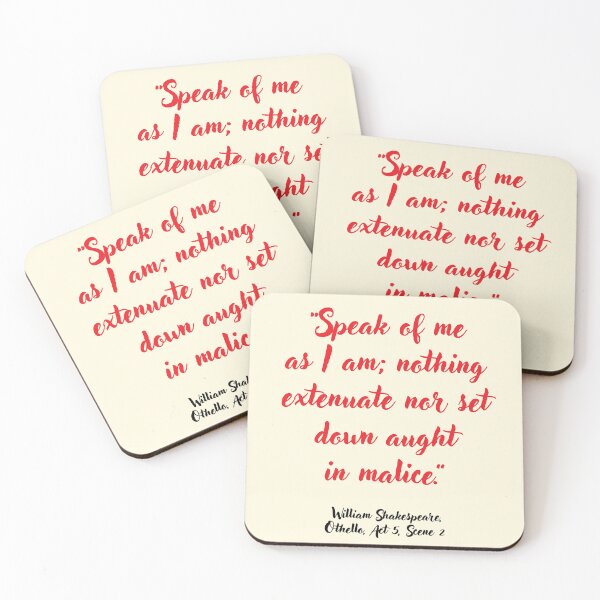 Item preview, Lit Shakespeare Quote from Othello designed and sold by CharlottePlaceArt.