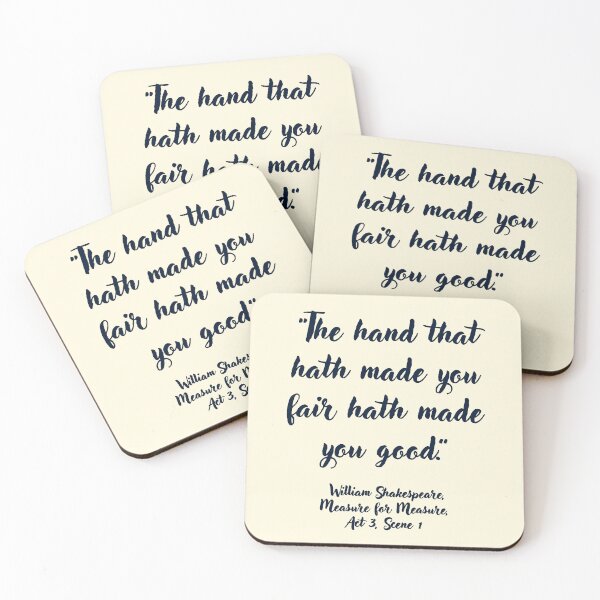 Item preview, Dope Shakespeare Quote from Measure for Measure designed and sold by CharlottePlaceArt.