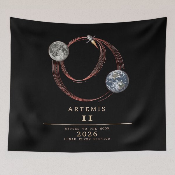 Item preview, Vintage Artemis II Return To The Moon 2026 Lunar Flyby Mission  designed and sold by DVMavix.