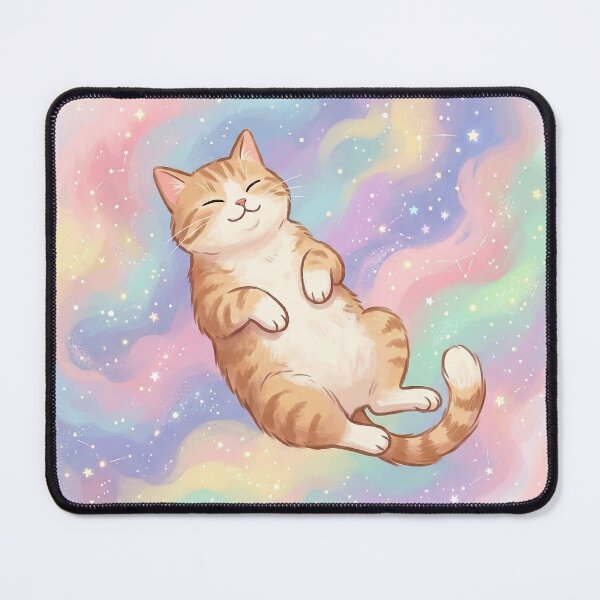 Item preview, Orange Cat in Space designed and sold by FluffyGallery.