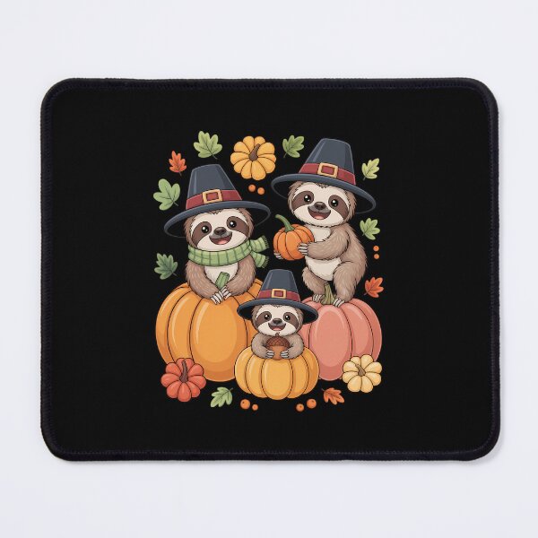 Item preview, Sloth Pumpkin Leopard Buffalo Plaid Fall Thanksgiving designed and sold by Moon-Ape.