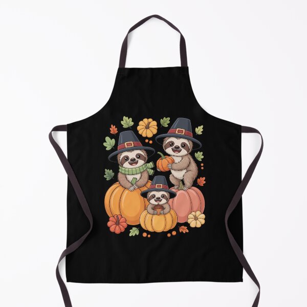 Item preview, Sloth Pumpkin Leopard Buffalo Plaid Fall Thanksgiving designed and sold by Moon-Ape.