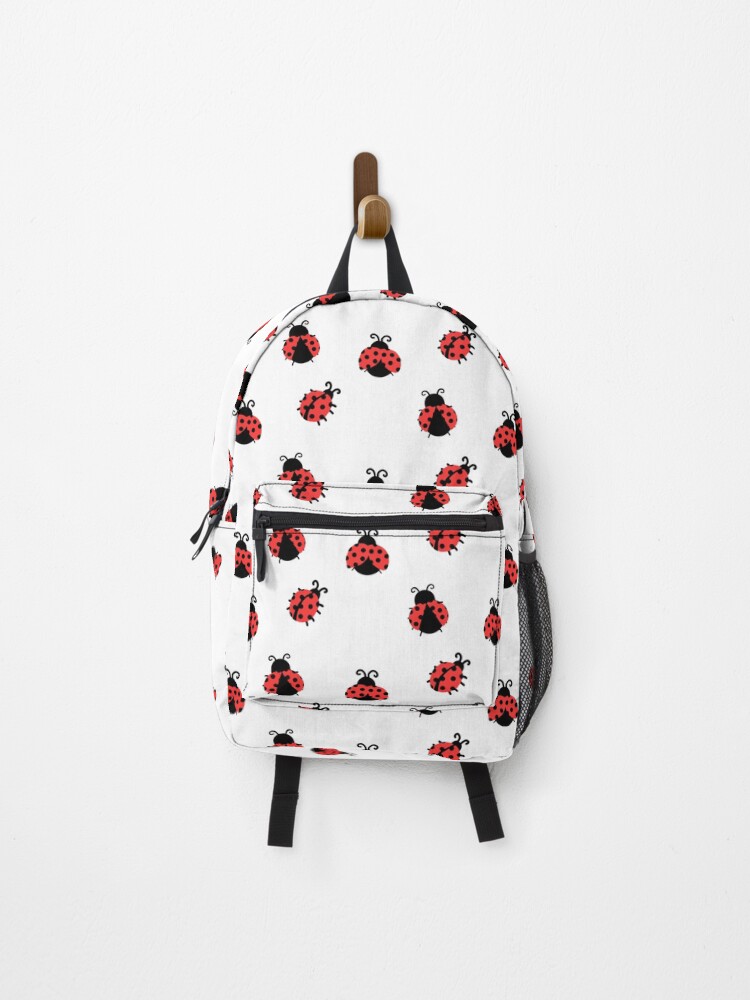 Thumbnail 1 of 3, Backpack, Three Ladybugs designed and sold by Space-Wolves.