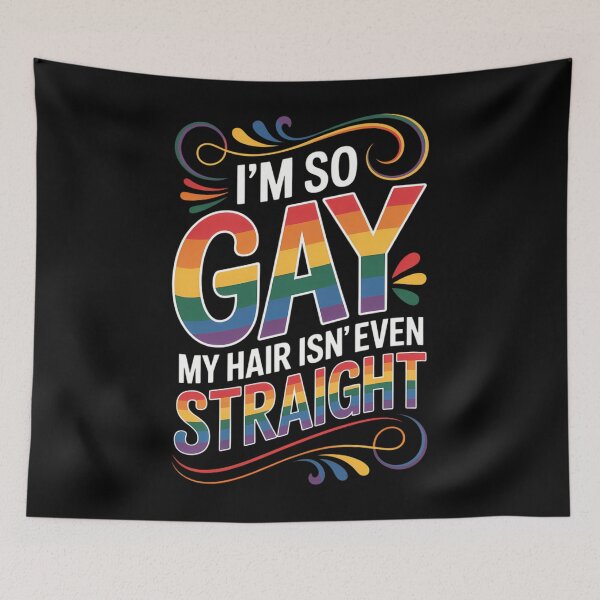 Item preview, So Gay My Hair Isn't Even Straight Pride LGBT designed and sold by Moon-Ape.