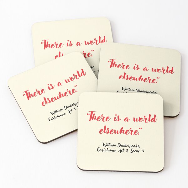 Item preview, Chill Shakespeare Quote from Coriolanus designed and sold by CharlottePlaceArt.
