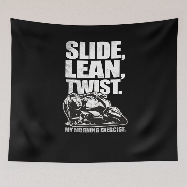 Item preview, Slide Lean Twist Funny Motorcycle Rider Shirt designed and sold by FroggyBaBoy.