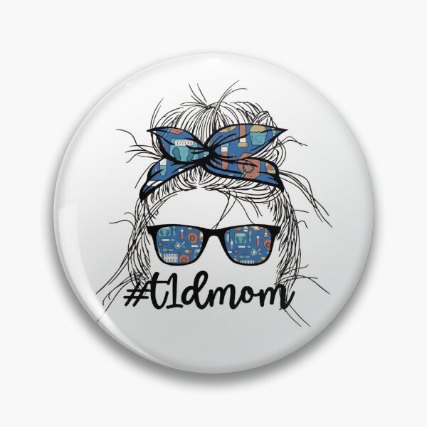 Item preview, T1D Mom Funny Shirt designed and sold by ChockletBoy.