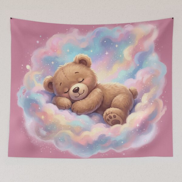 Item preview, Sleeping teddy bear designed and sold by FluffyGallery.