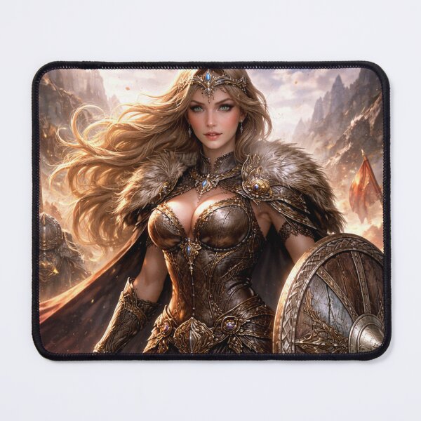 Item preview, Viking Shieldmaiden Warrior in Epic Norse Battlefield designed and sold by Pond21.