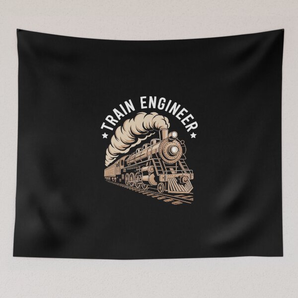 Item preview, train engineer designed and sold by jkrphoto.