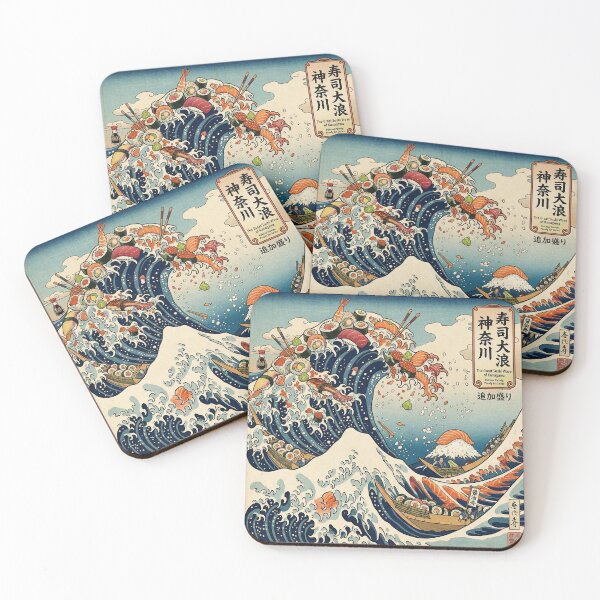 Item preview, Japanese Sushi Wave designed and sold by ryanguas.