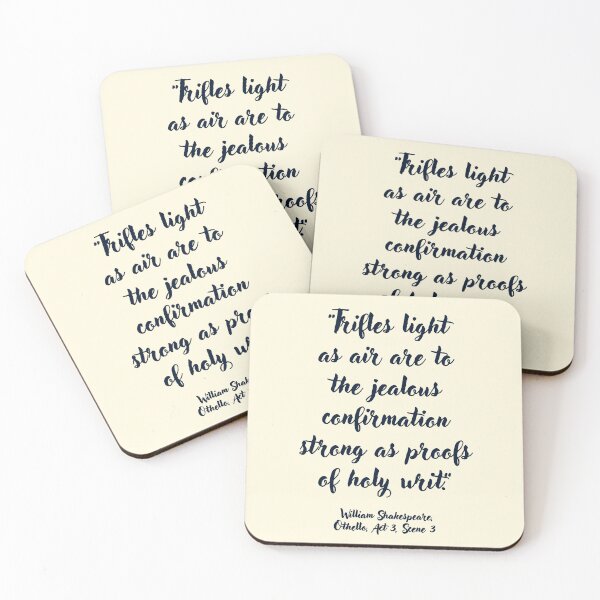 Item preview, Fleek Shakespeare Quote from Othello designed and sold by CharlottePlaceArt.
