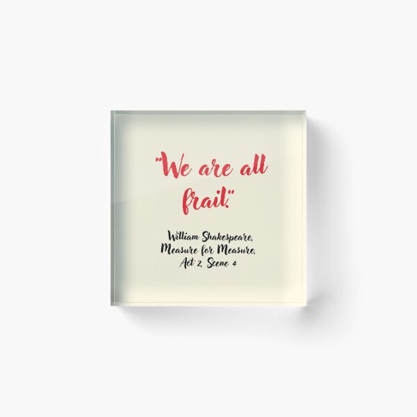 Item preview, Fire Shakespeare Quote from Measure for Measure designed and sold by CharlottePlaceArt.