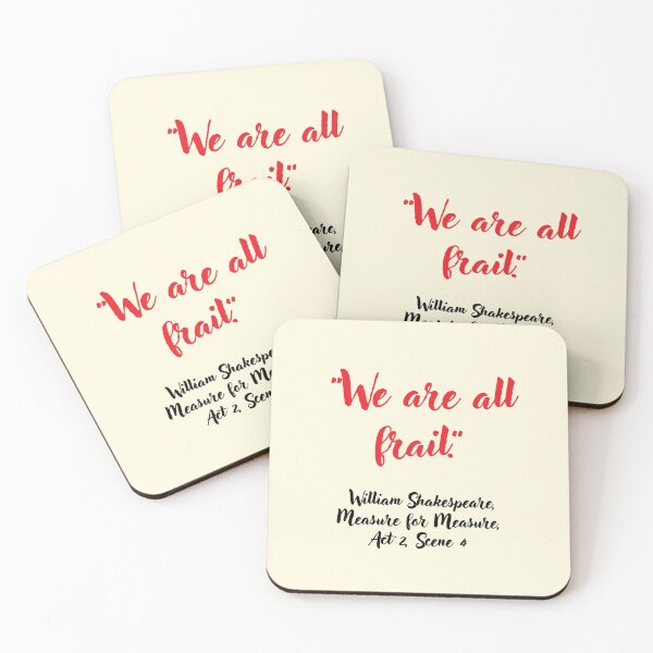 Item preview, Fire Shakespeare Quote from Measure for Measure designed and sold by CharlottePlaceArt.