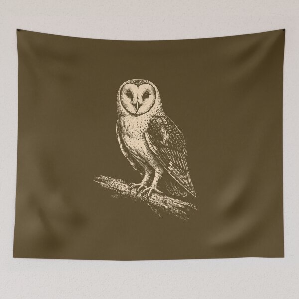 Item preview, Classic Barn Owl Engraving Inspired designed and sold by donwillisjrart.