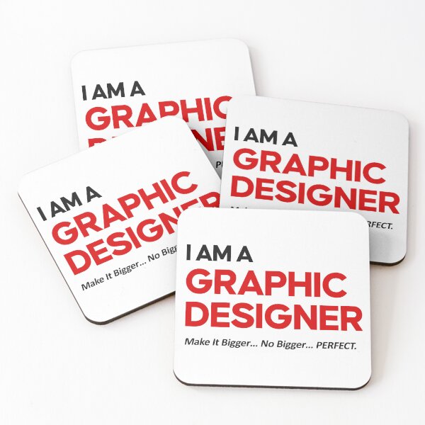 Item preview, I Am A Graphic Designer – Make It Bigger No Bigger Perfect Funny Designer Quote designed and sold by amareshdas008.