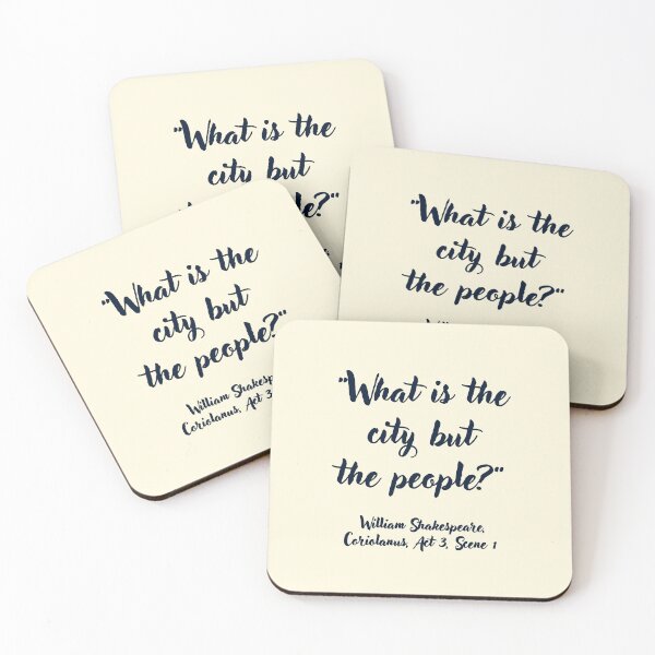 Item preview, Savage Shakespeare Quote from Coriolanus designed and sold by CharlottePlaceArt.