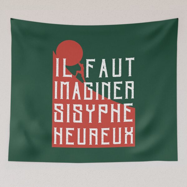 Item preview,  Albert Camus: il faut imaginer sisyphe heureux ( le mythe de sisyphe ) designed and sold by artbleed.