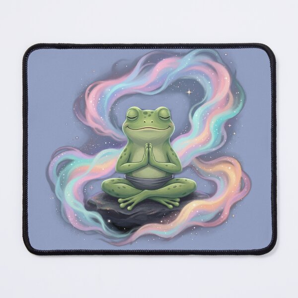 Item preview, The frog is doing a yoga pose. designed and sold by FluffyGallery.