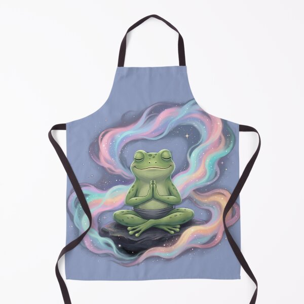 Item preview, The frog is doing a yoga pose. designed and sold by FluffyGallery.