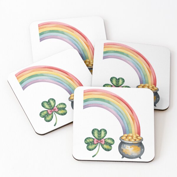 Item preview, St Patricks Day Cute St Pattys Shamrock Lucky Rainbow designed and sold by VENOM0RIOT.
