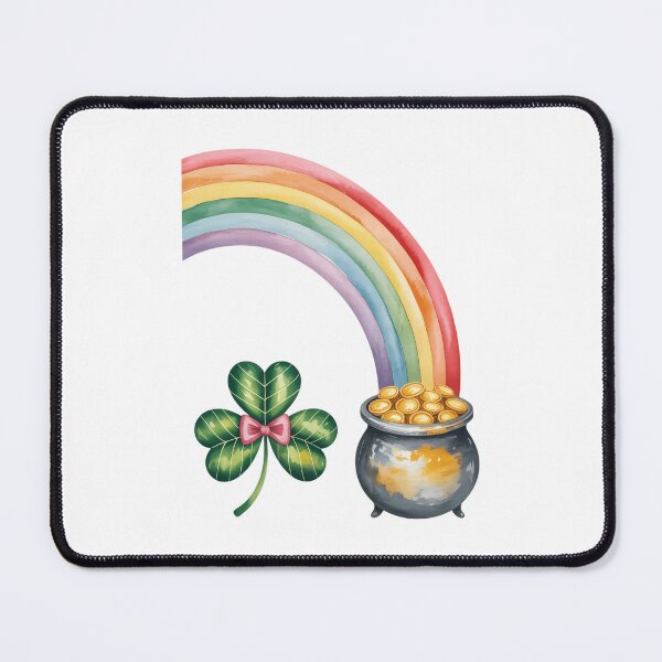 Item preview, St Patricks Day Cute St Pattys Shamrock Lucky Rainbow designed and sold by VENOM0RIOT.