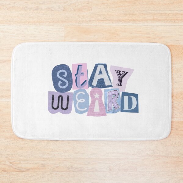 Item preview, stay weird collage letters // y2k aesthetic designed and sold by zlivy.