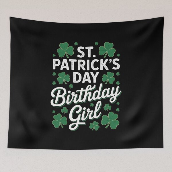Item preview, St Patricks Day Birthday Girl Born On Saint Paddys designed and sold by VENOM0RIOT.