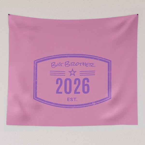 Item preview, New Arrivals range - Big Brother Est. 2026 Vintage Emblem designed and sold by Teacuppupdesign.