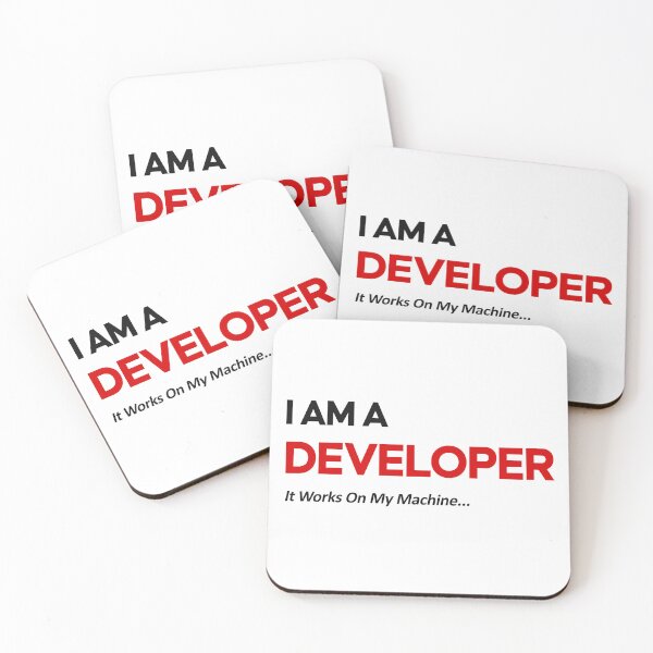 Item preview, I Am A Developer – It Works On My Machine Funny Programmer Meme Coding Humor designed and sold by amareshdas008.