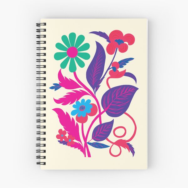 Item preview, Cool Colorful Capacious Folk Floral Abstract Design designed and sold by CharlottePlaceArt.