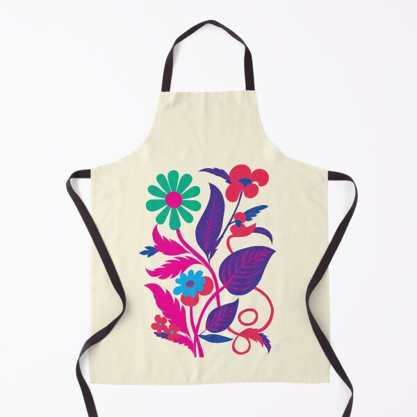 Item preview, Cool Colorful Capacious Folk Floral Abstract Design designed and sold by CharlottePlaceArt.