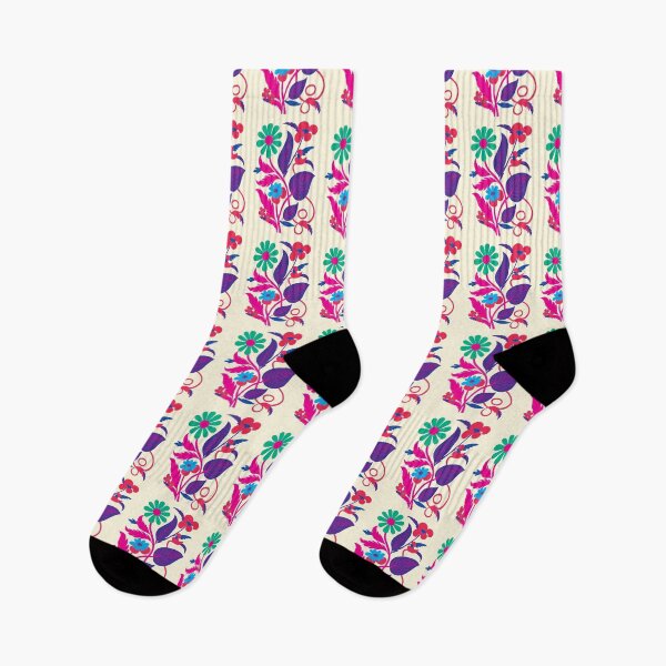 Item preview, Cool Colorful Capacious Folk Floral Abstract Design designed and sold by CharlottePlaceArt.