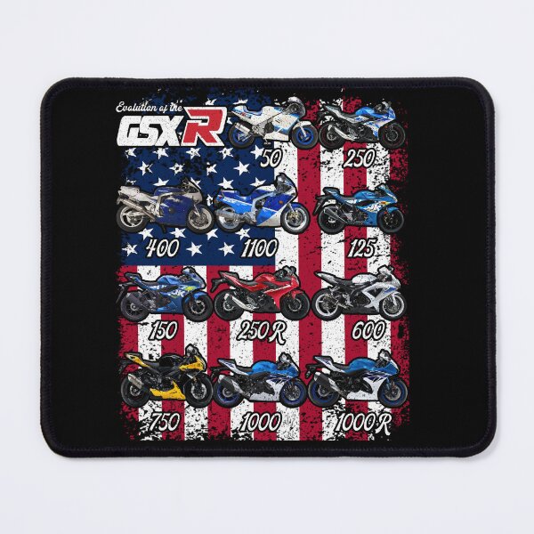 Item preview, GSXR Evolution Sportbike American Flag Design designed and sold by FroggyBaBoy.