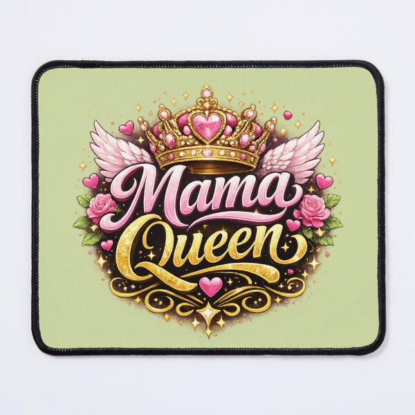 Item preview, Mama Queen Shirt – Sweet Mother's Day Gift, Pink Gold Crown Mom Design designed and sold by MrsMimpi.