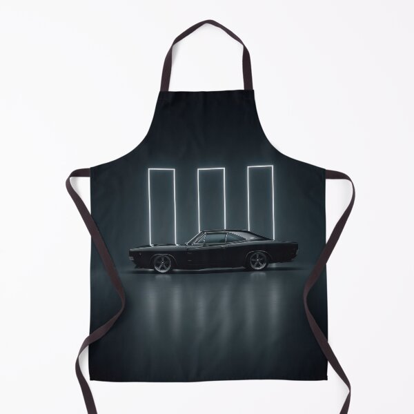 Item preview, Dark Muscle Car Neon Scene – Cinematic Car Aesthetic designed and sold by PosterFuel.