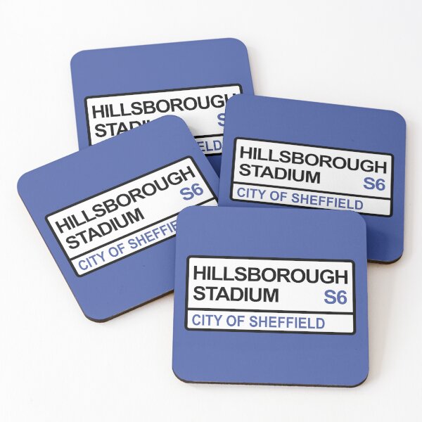 Item preview, Sheffield Hillsborough Stadium Iconic Street Sign designed and sold by DelfDesign.