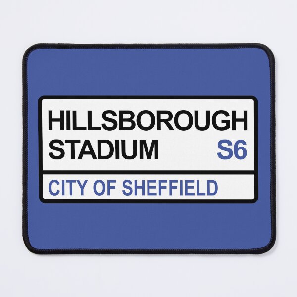 Item preview, Sheffield Hillsborough Stadium Iconic Street Sign designed and sold by DelfDesign.