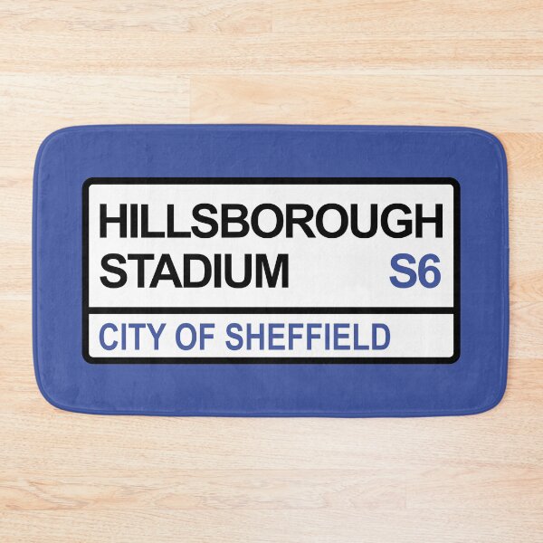 Item preview, Sheffield Hillsborough Stadium Iconic Street Sign designed and sold by DelfDesign.