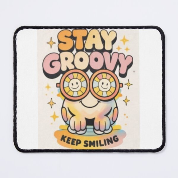 Item preview, Keep Smiling Groovy Ghost designed and sold by The Crafted Spirits.