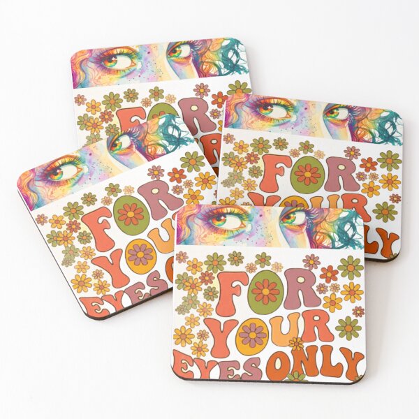 Item preview, Free Spirit For Your Eyes Only Retro Daisy Text Design designed and sold by BLUESKY11a.