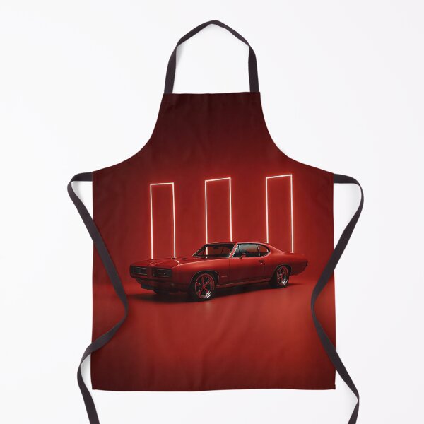 Item preview, Red Muscle Car Neon – Bold Retro Automotive Design designed and sold by PosterFuel.