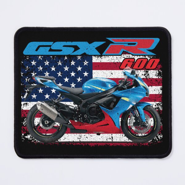 Item preview, GSXR 600 Sportbike American Flag Design designed and sold by FroggyBaBoy.
