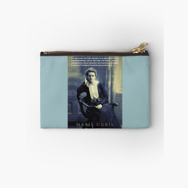 Item preview, Marie Curie quote: You cannot hope to build a better world without improving the individuals. To that end each of us must work for his own improvement, designed and sold by artbleed.